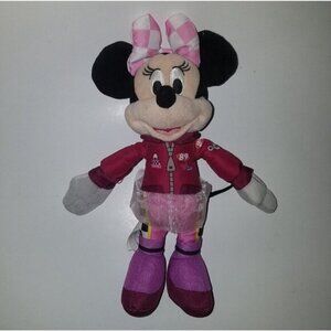 Minnie Mouse Bean Bag Plush Disney Junior Mickey & Roadster Racers Purple